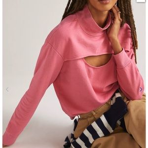 NWT Anthropologie Pink Sweatshirt